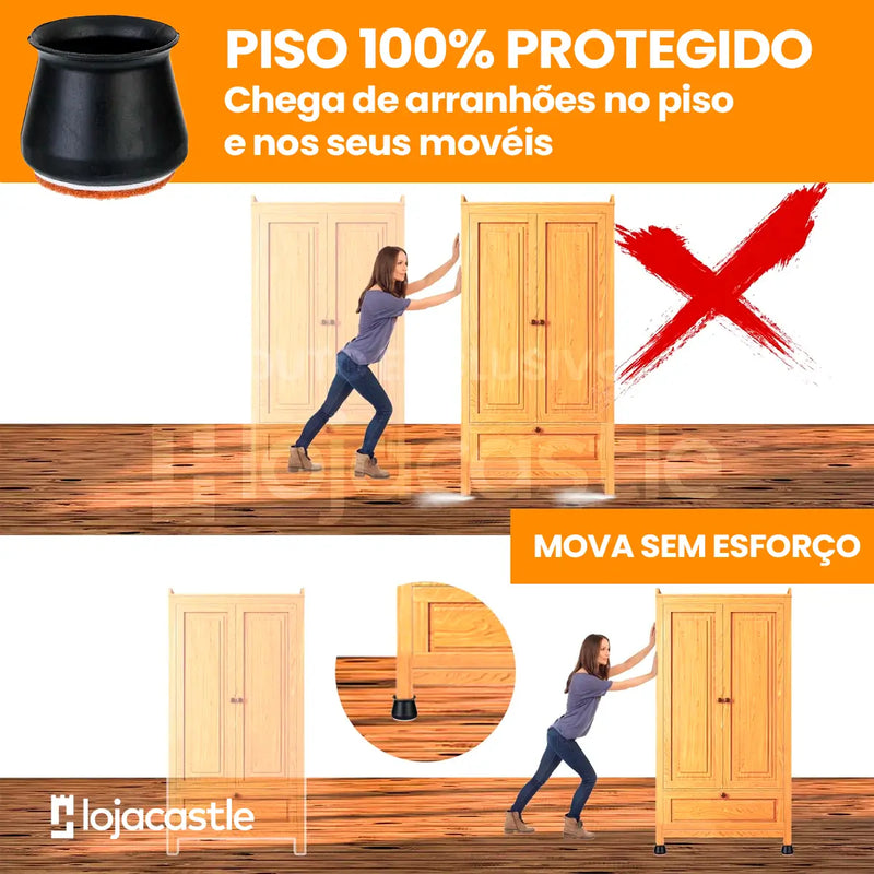 Tampa Para Pernas de Moveis - PéFlex®