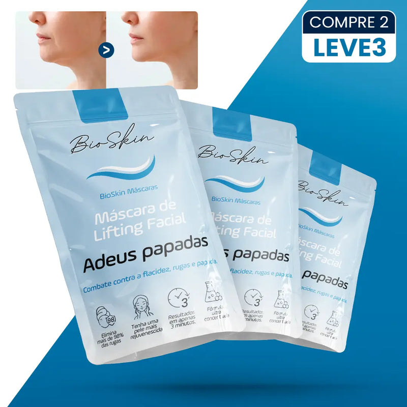 [COMPRE 1 LEVE 3] BioSkin™ - Máscara de Lipo Facial + Brinde Exclusivo