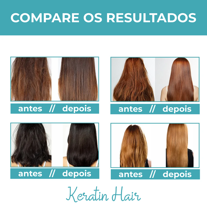 Máscara Seda e Brilho - Keratin Hair